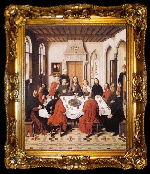 framed  Dieric Bouts Last Supper, ta009-2